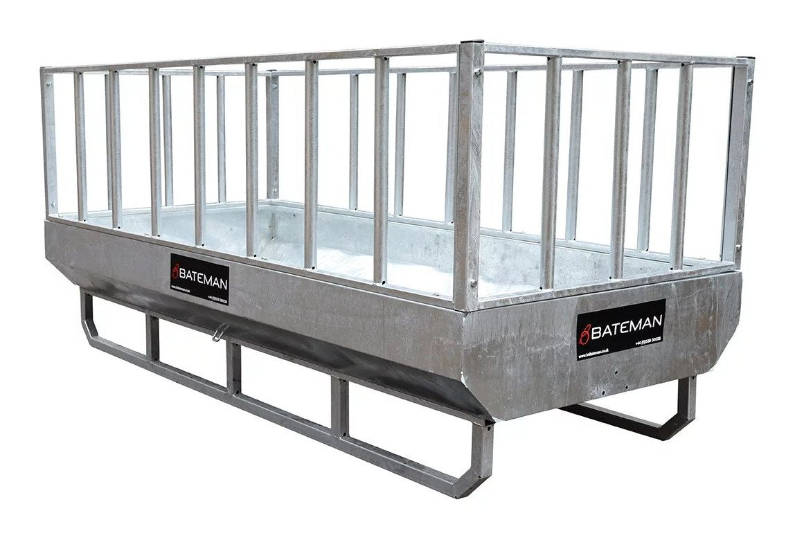 Bateman Rectangular Feed Bin On Skids - 10'