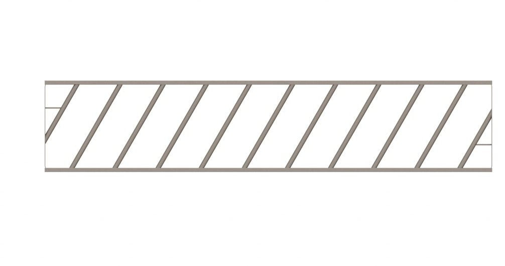 Diagonal Feed Fence 14'6