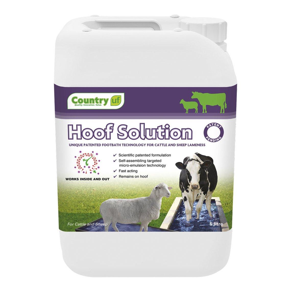 Country Hoof Solution For Footbathing Cattle & Sheep - 5l