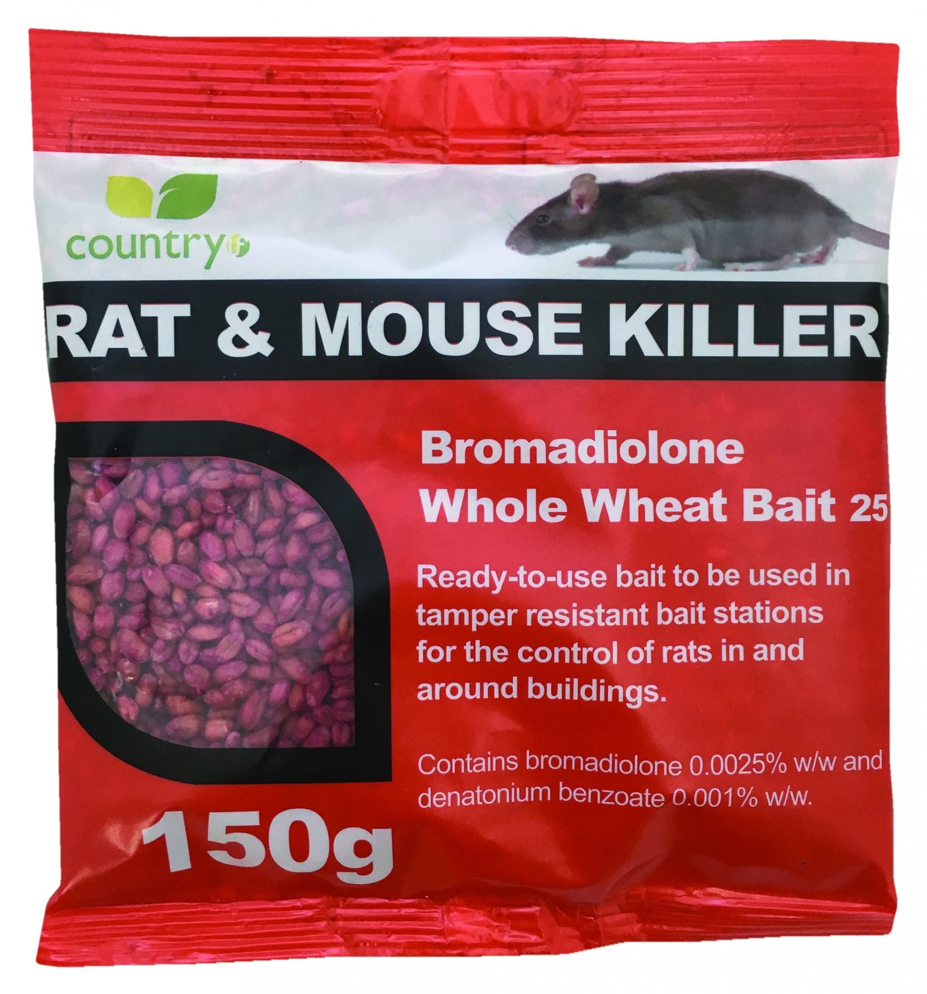 Country Bromadiolone Whole Wheat 150g Sachet