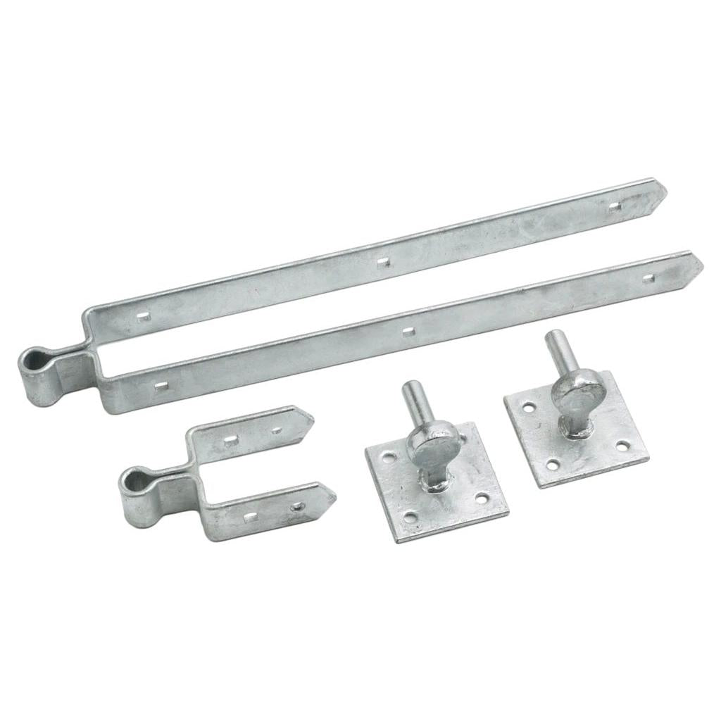 Gate Hanging Irons On Square Plate - 24'