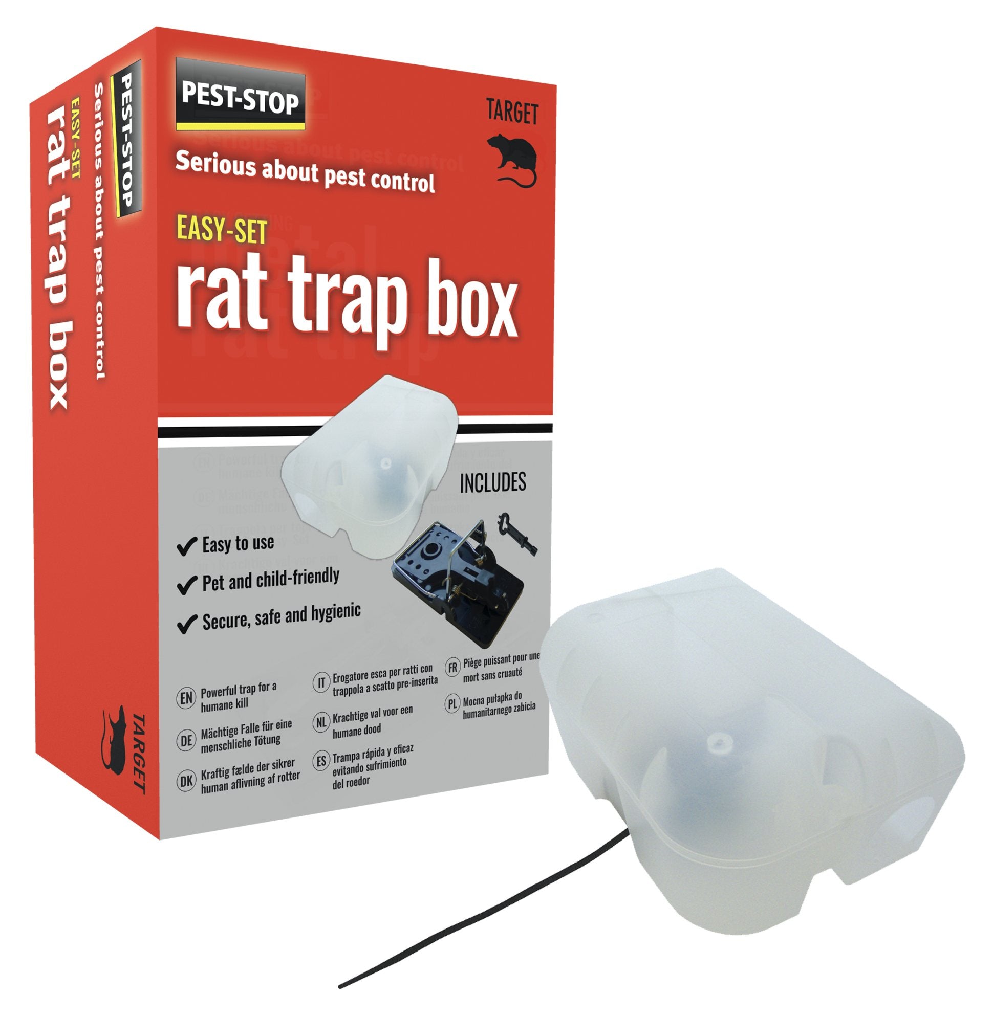 Pest-stop Easy Set Rat Trap Box