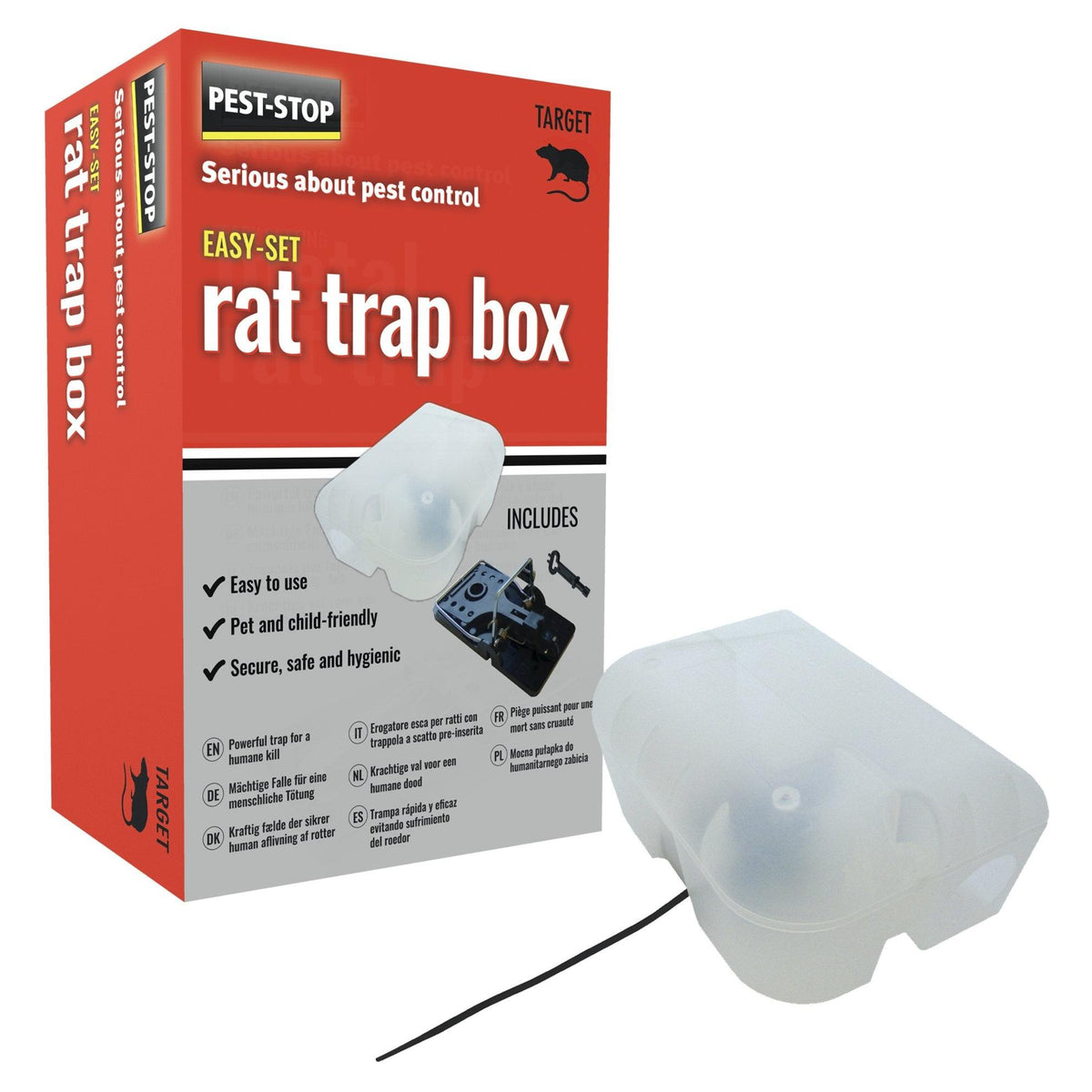 Pest-stop Easy Set Rat Trap Box