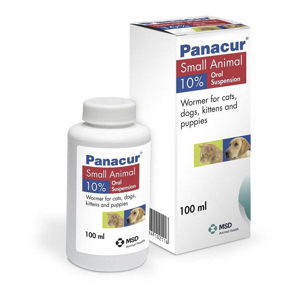Panacur Worming 10% Oral Suspension | Cats, Kittens, Dogs & Puppies - 100ml