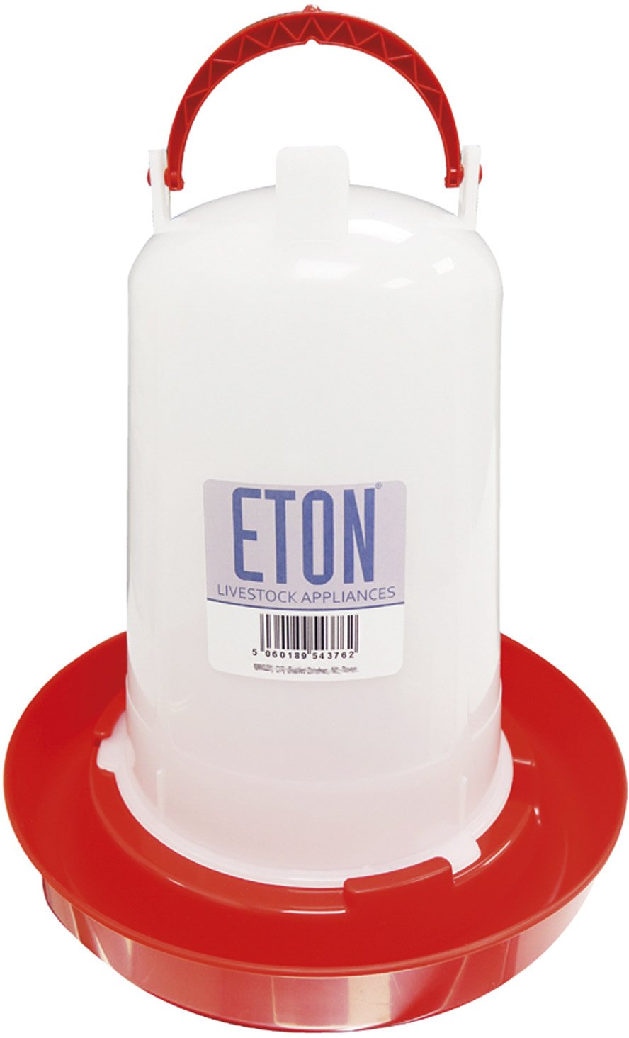 Plastic Poultry Drinker Red/green Base