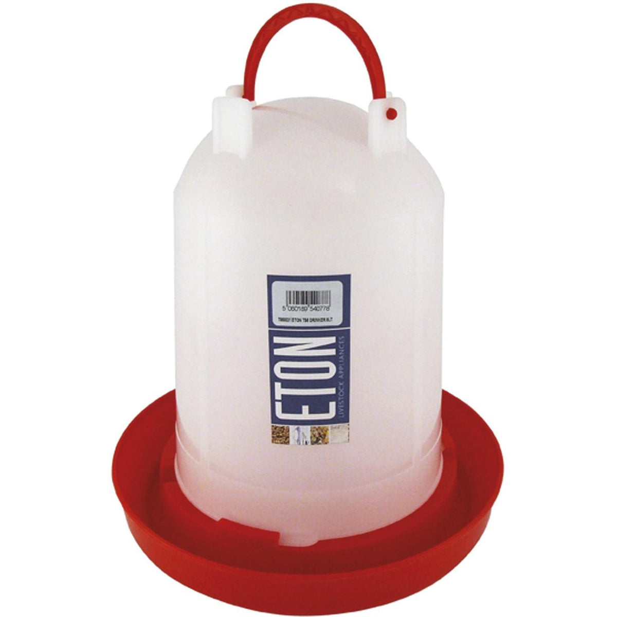 Plastic Poultry Drinker Red/green Base