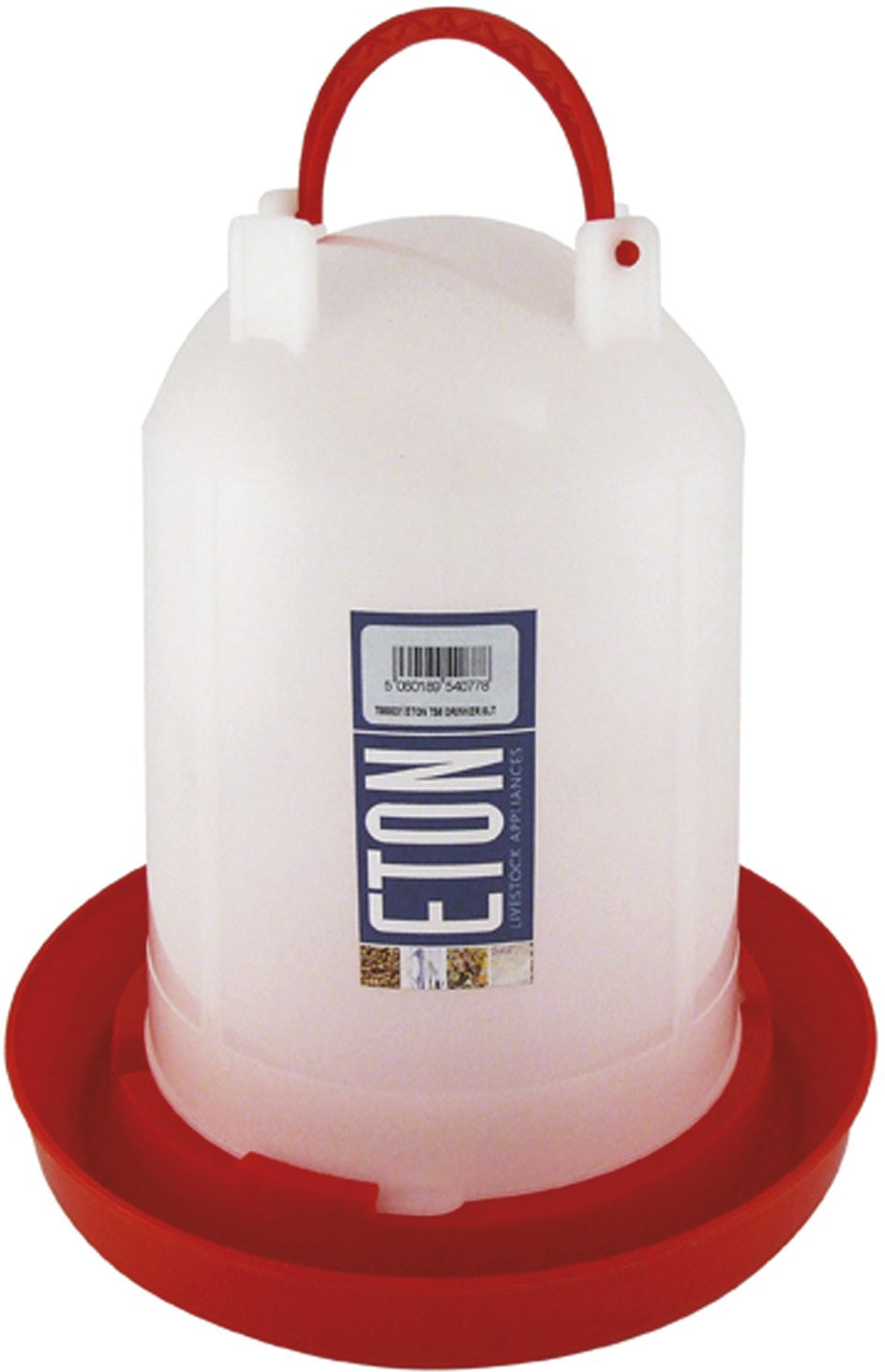 Plastic Poultry Drinker Red/green Base