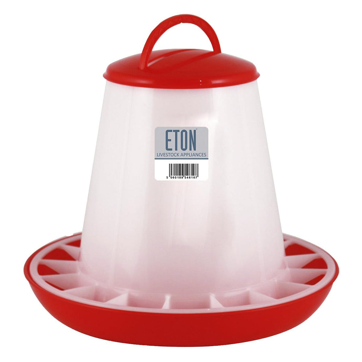 Plastic Chick Silo Feeder Red Base Eton