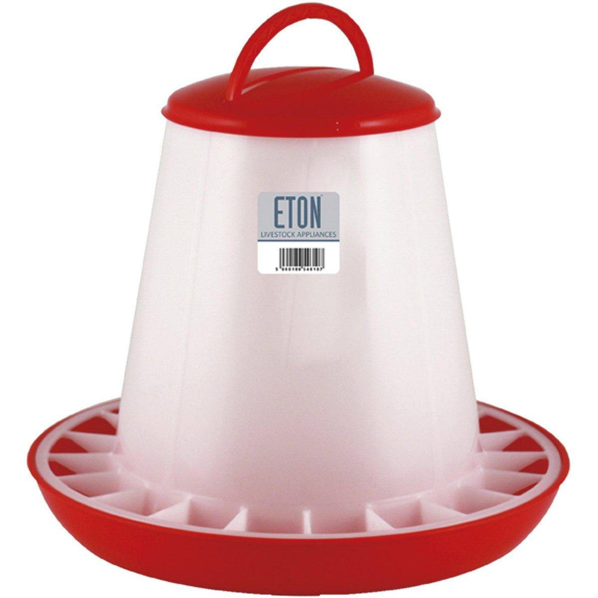 Plastic Chick Silo Feeder Red Base Eton