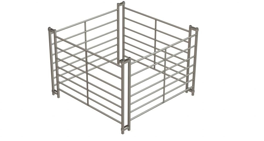 Sheep Hurdle - Galv 7 Rail Interlocking 4'