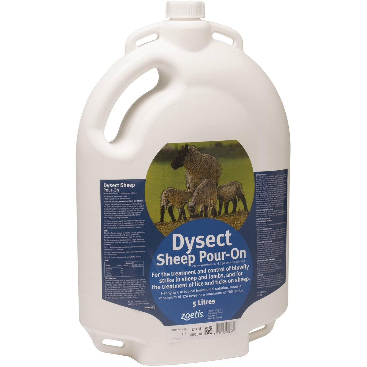 Dysect Sheep Pour On - 5l