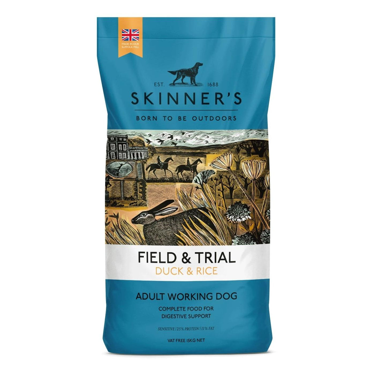 Skinners F&t - Duck & Rice - 15kg