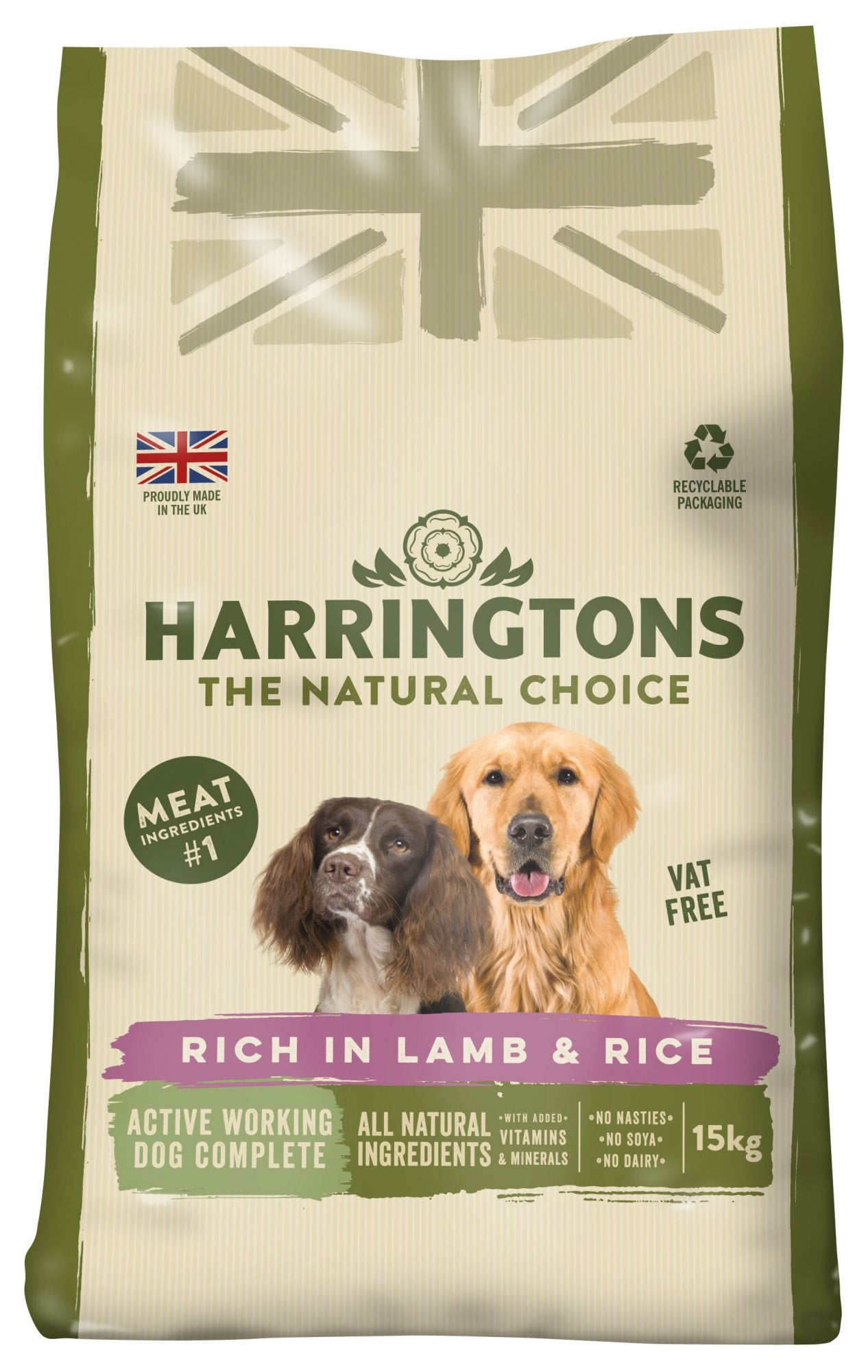 Harringtons Active Worker Dog Food - 15kg
