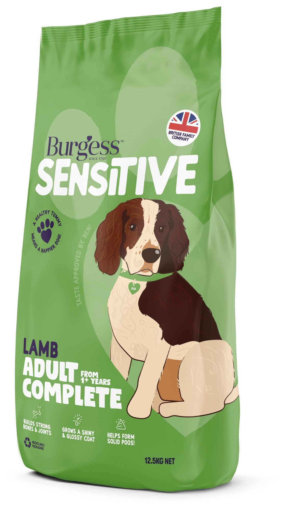 Burgess Sensitive Adult - Lamb & Rice - 12.5kg