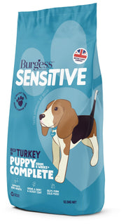 Burgess Sensitive Puppy - Turkey & Rice - 12.5kg