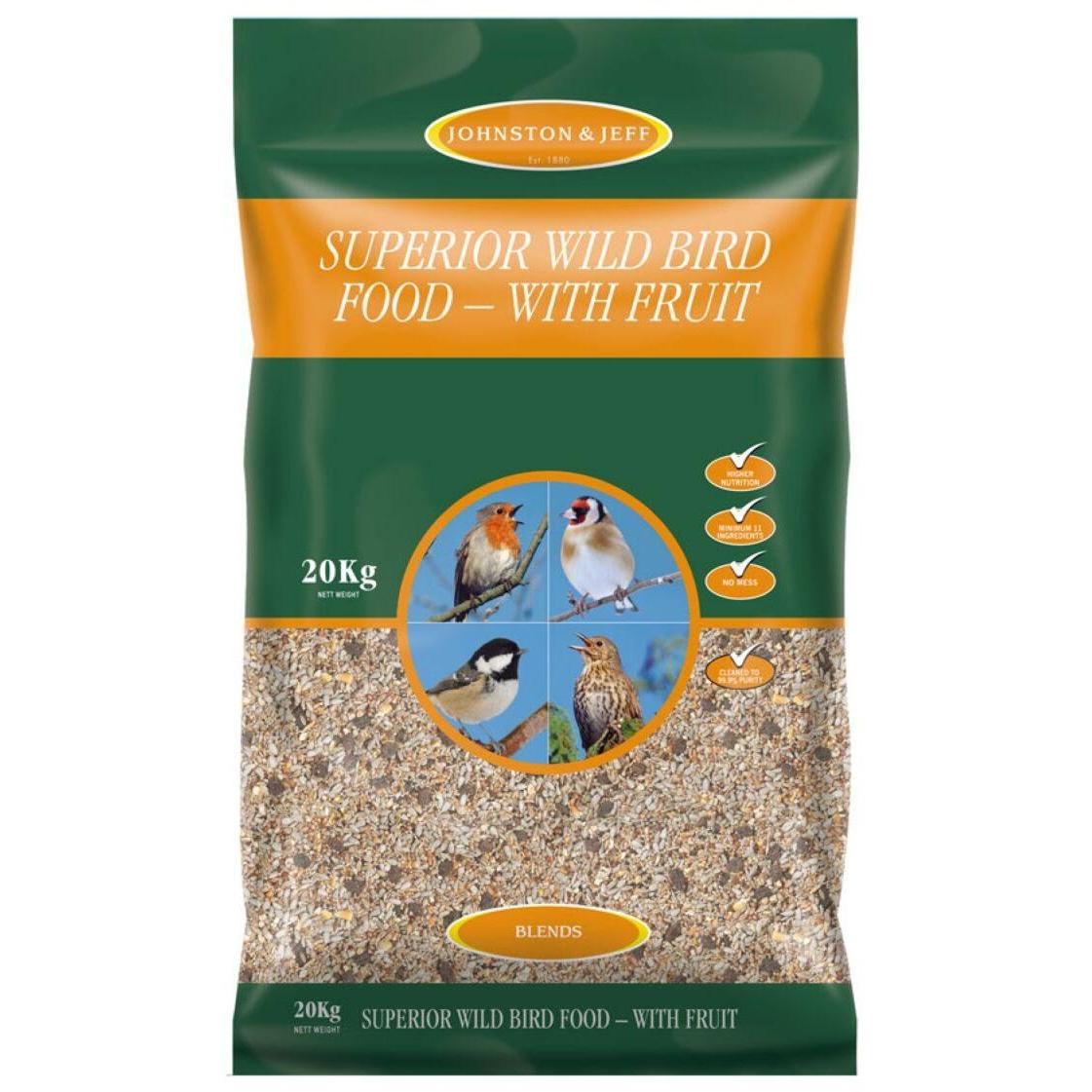 Johnston & Jeff Superior Wild Bird Food - 20kg