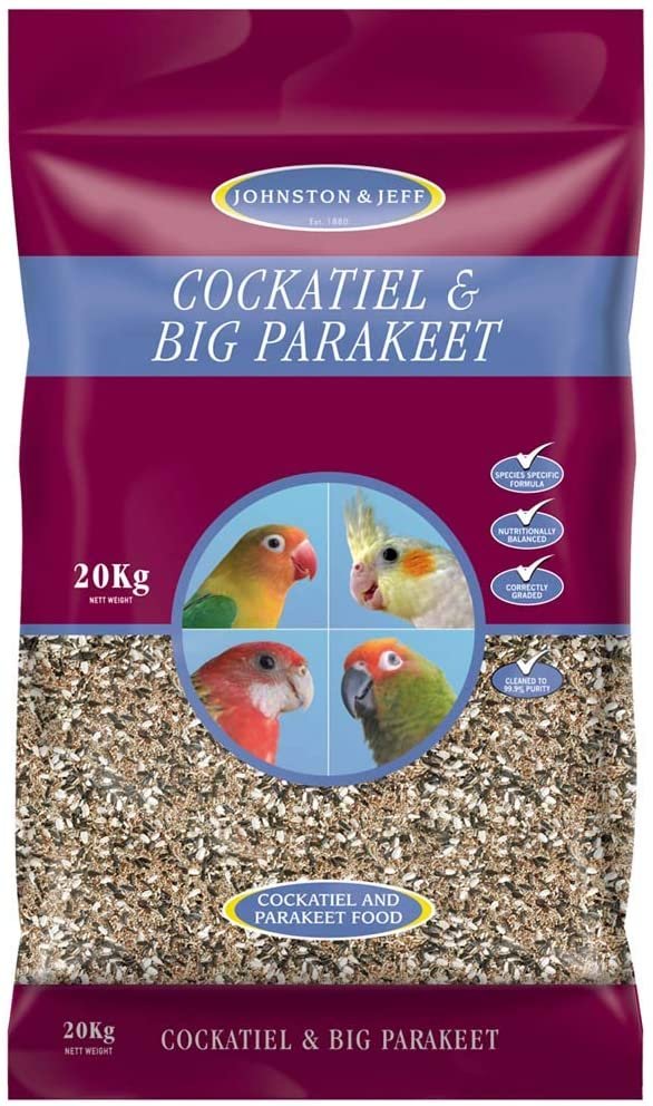 Johnston & Jeff Parakeet & Cockatiel Mix - 20kg
