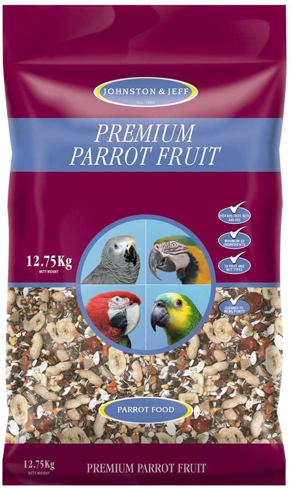 Johnston & Jeff Premium Parrot Fruit Mix - 12.75kg