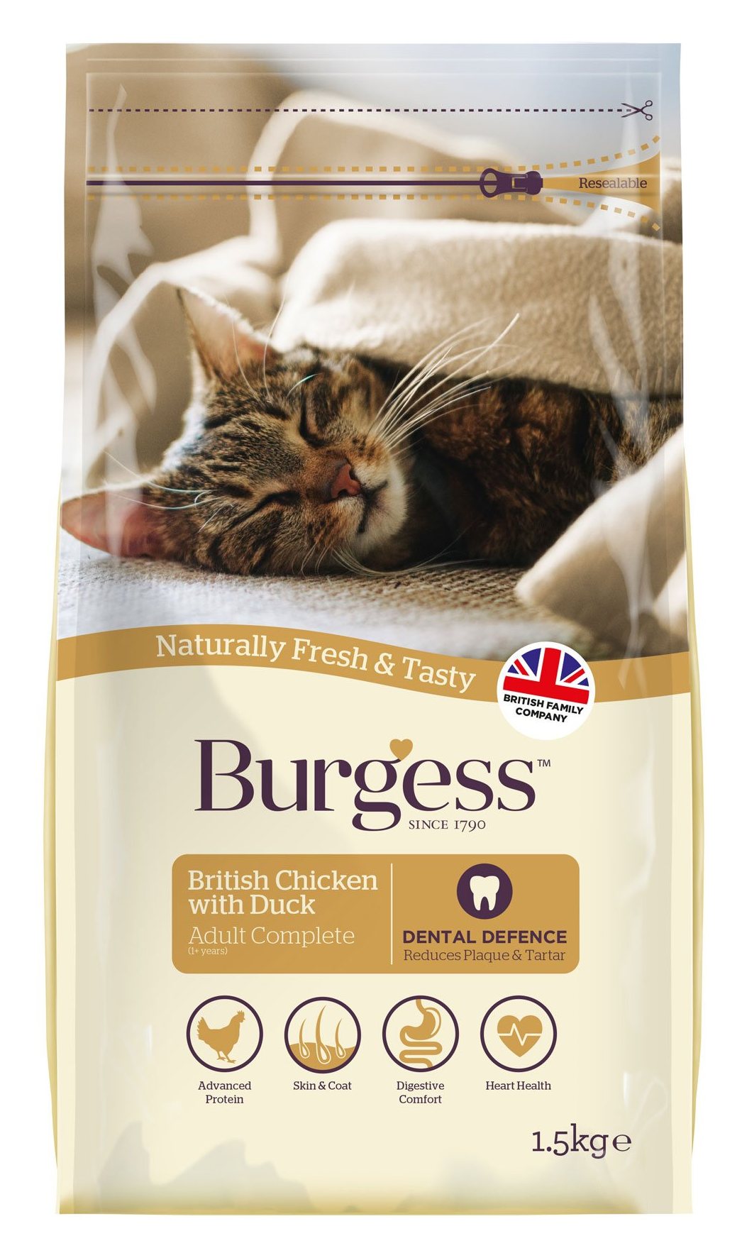 Burgess Adult Cat - 1.5kg