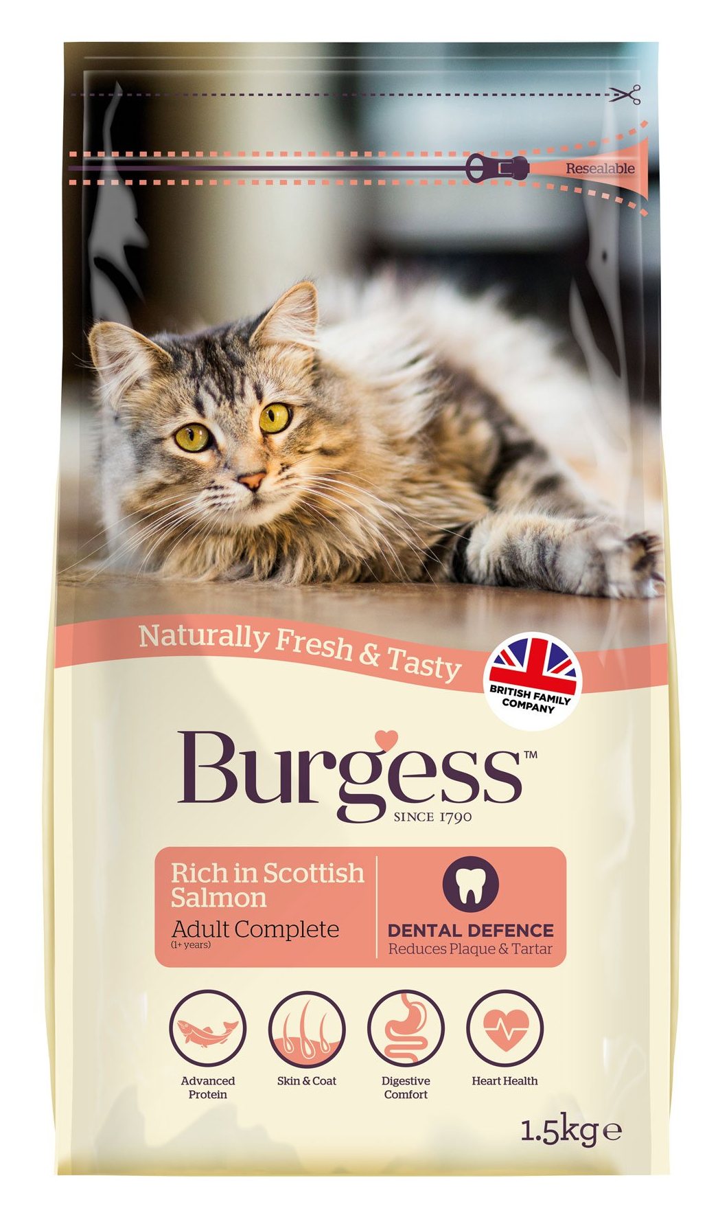 Burgess Adult Cat - 1.5kg