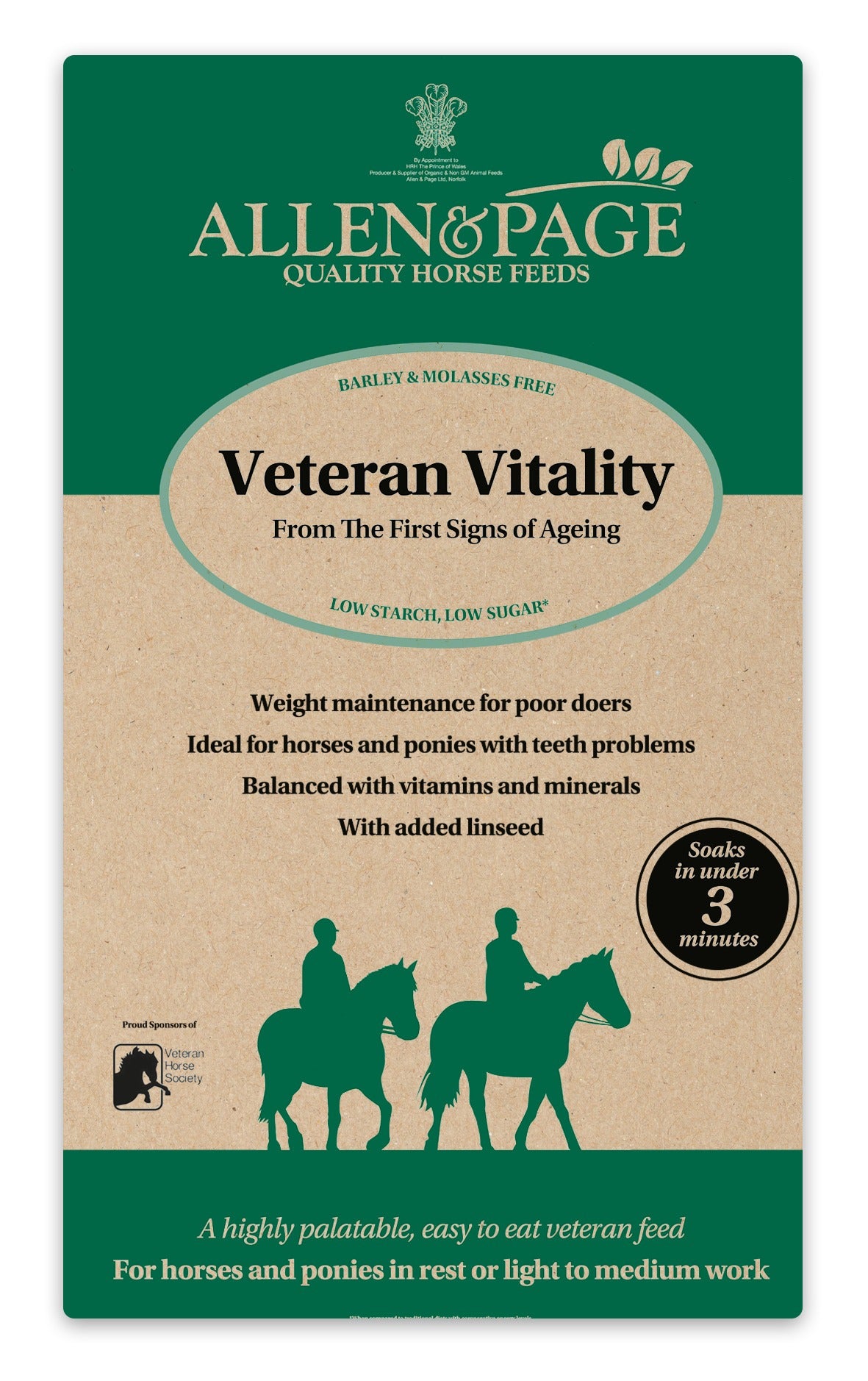 Allen & Page Veteran Vitality - 20kg