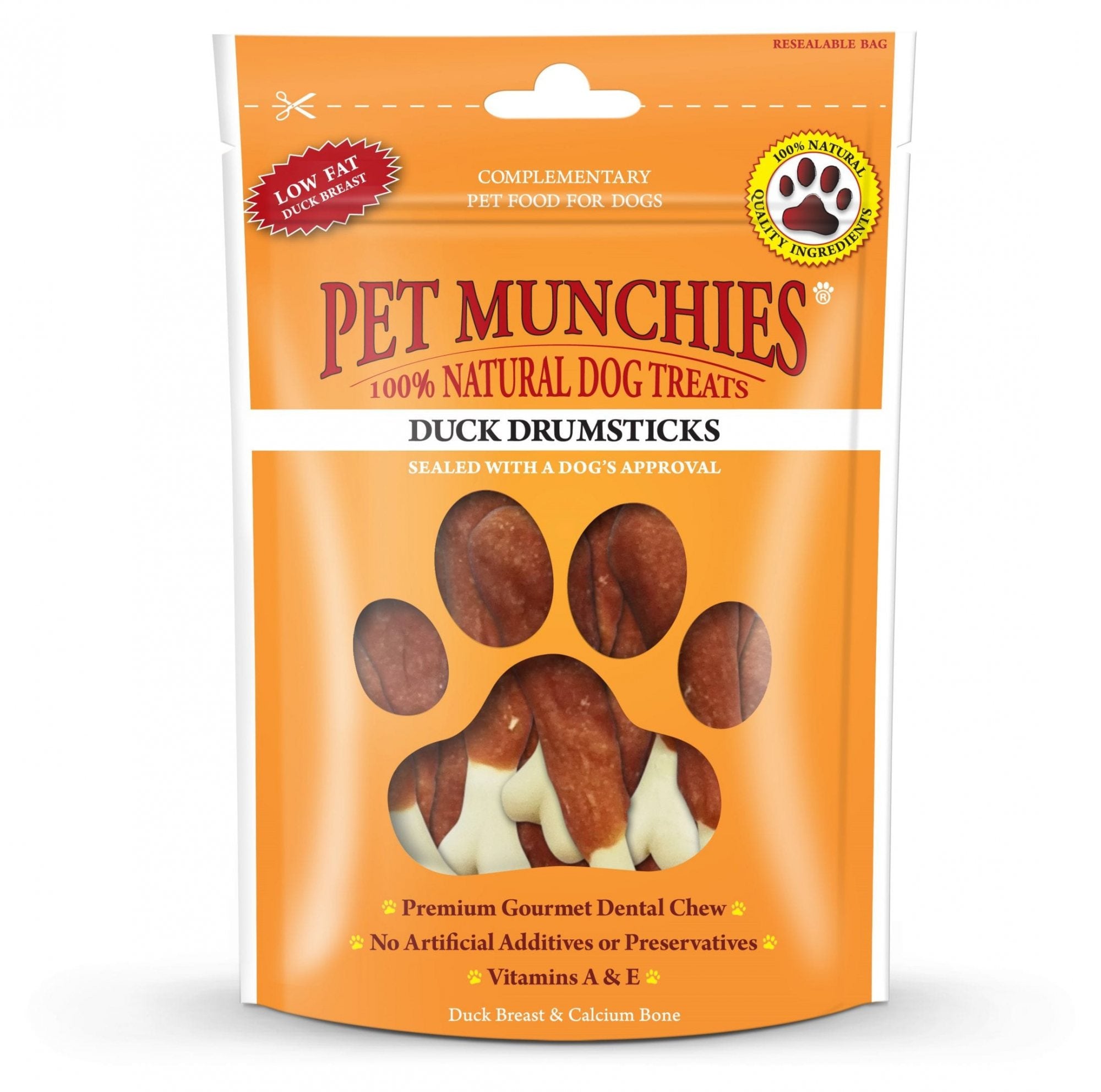 Pet Munchies Duck Drumsticks - 100g