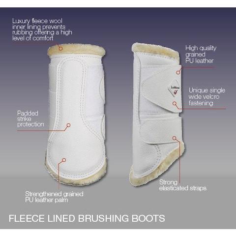 LeMieux Fleece Brushing Boots