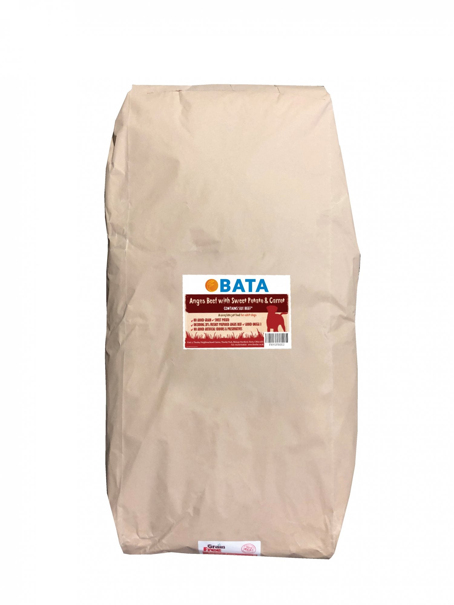 BATA Grainfree Complete Dog Working Angus Beef - 15kg