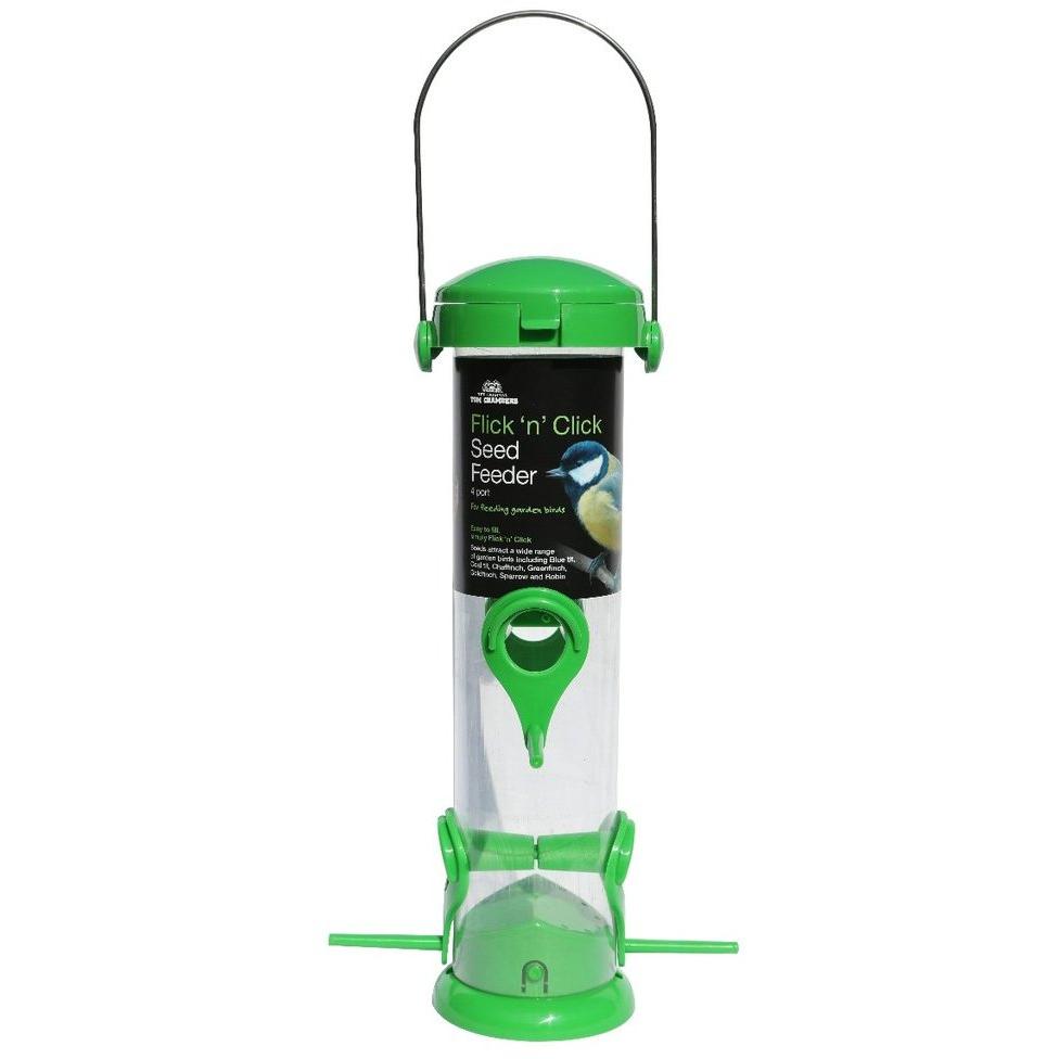 Tom Chambers Flick N Click Seed Feeder 4 Port