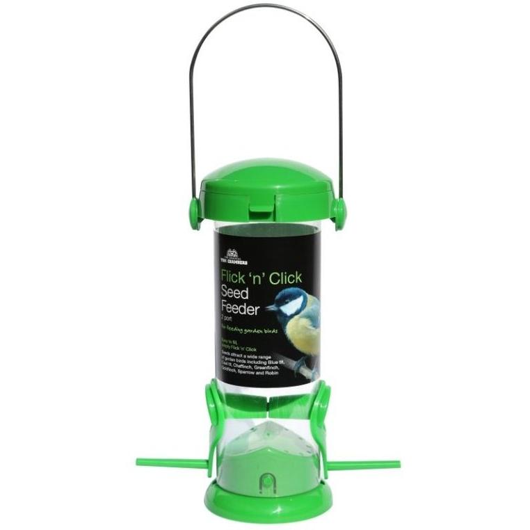 Tom Chambers Flick N Click Seed Feeder 2 Port