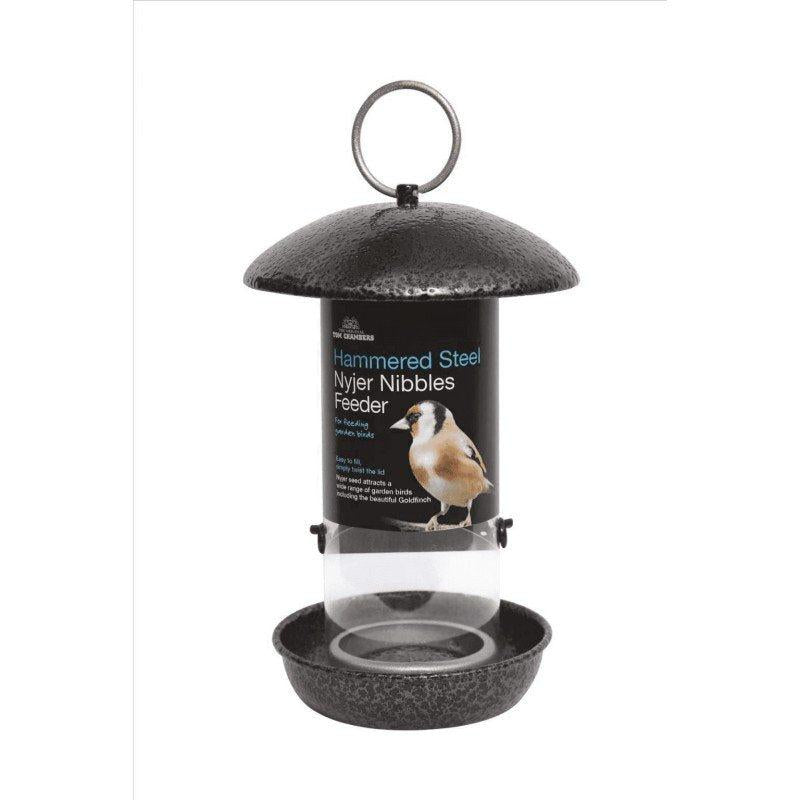 Tom Chambers Seed Feeder Hammered Steel Nyjer