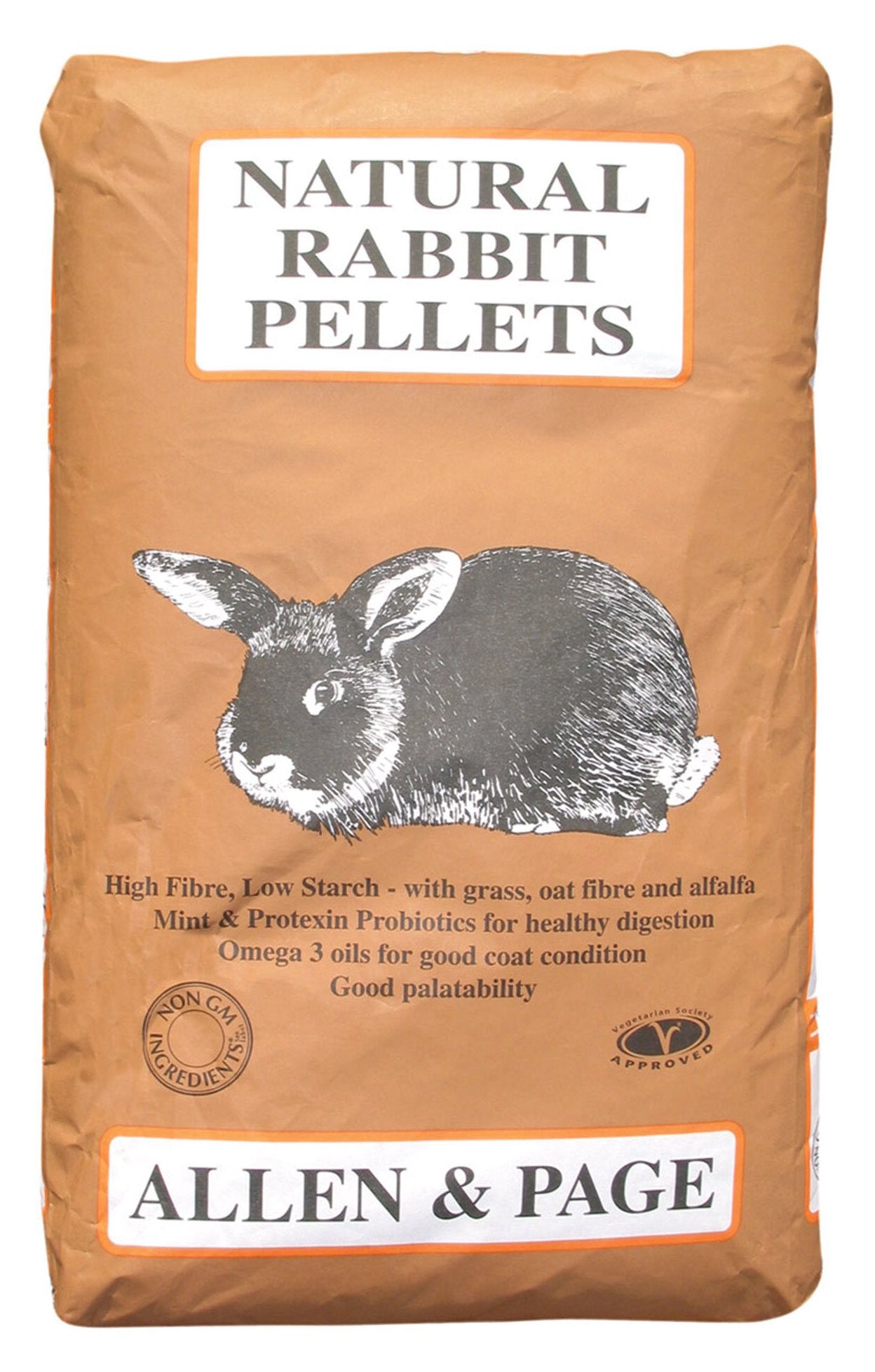 Allen & Page Natural Rabbit Pellets - 20kg