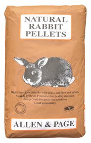Allen & Page Natural Rabbit Pellets - 20kg