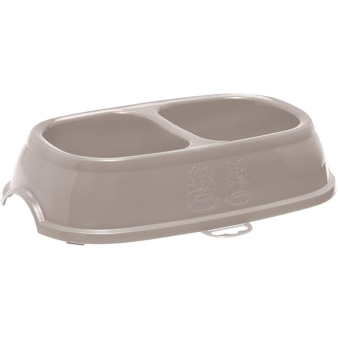 Kerbl Twin Plastic Bowl 2 X 400ml