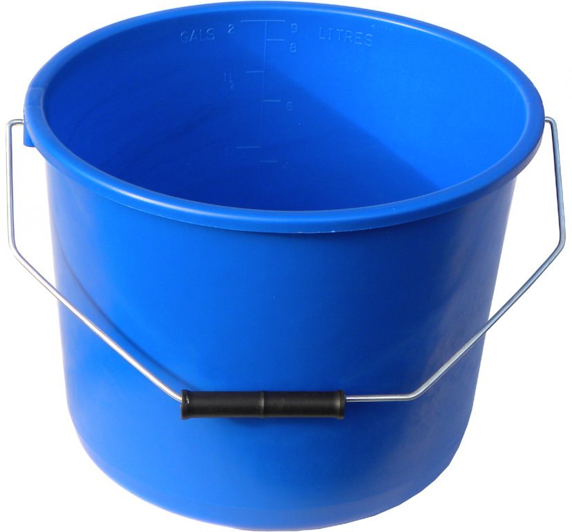 Bucket - Blue Plastic Dumpy 2gal