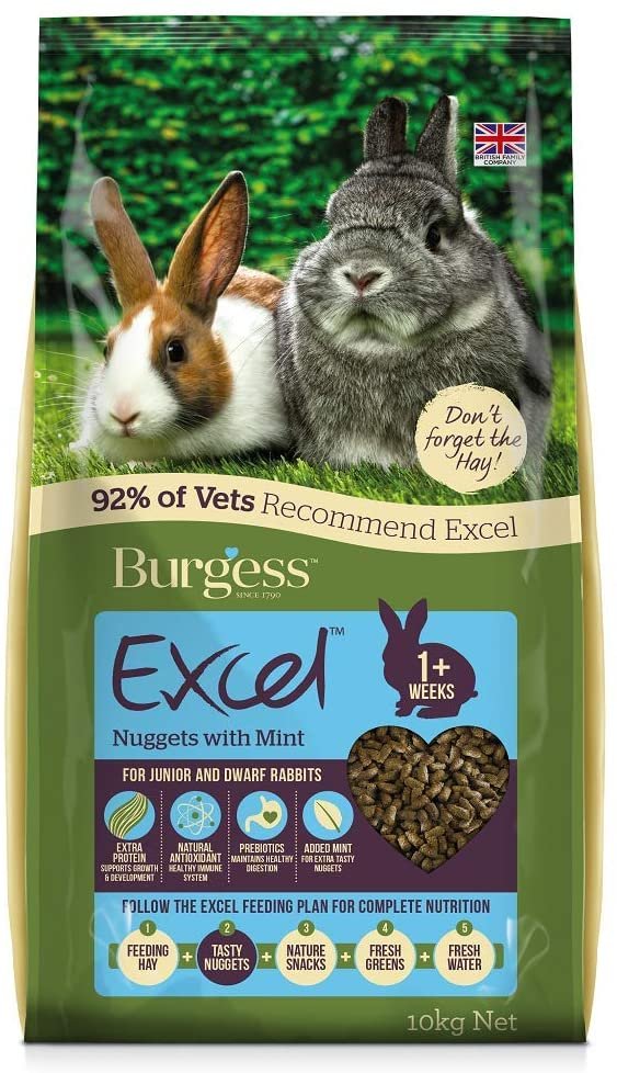 Burgess Rabbit Excel Junior & Dwarf - 10kg