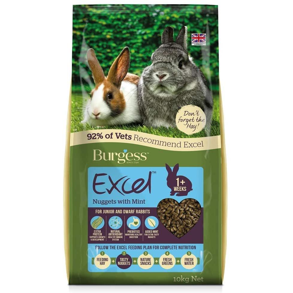 Burgess Rabbit Excel Junior & Dwarf - 10kg