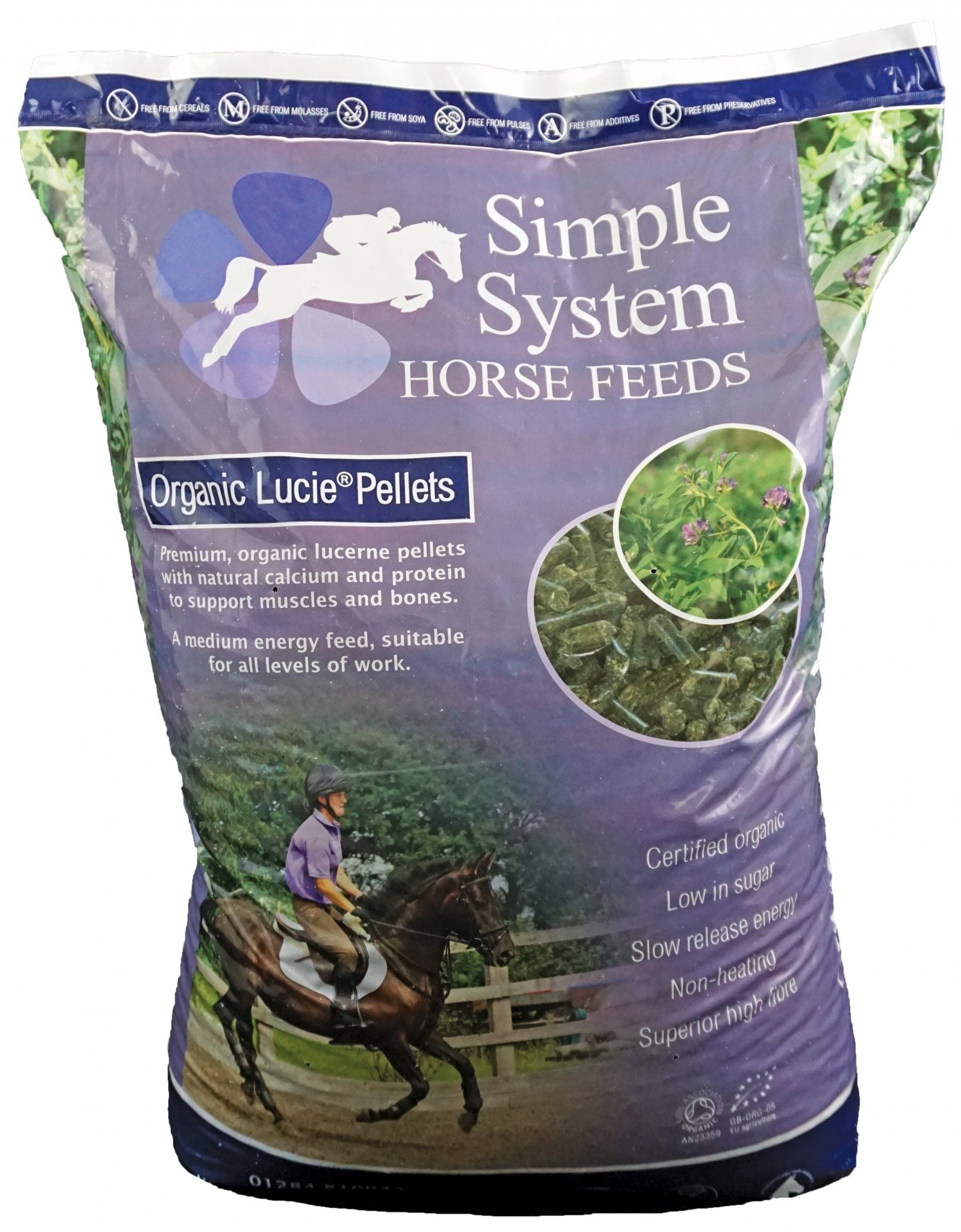 Simple System Organic Lucie Pellets - 20kg