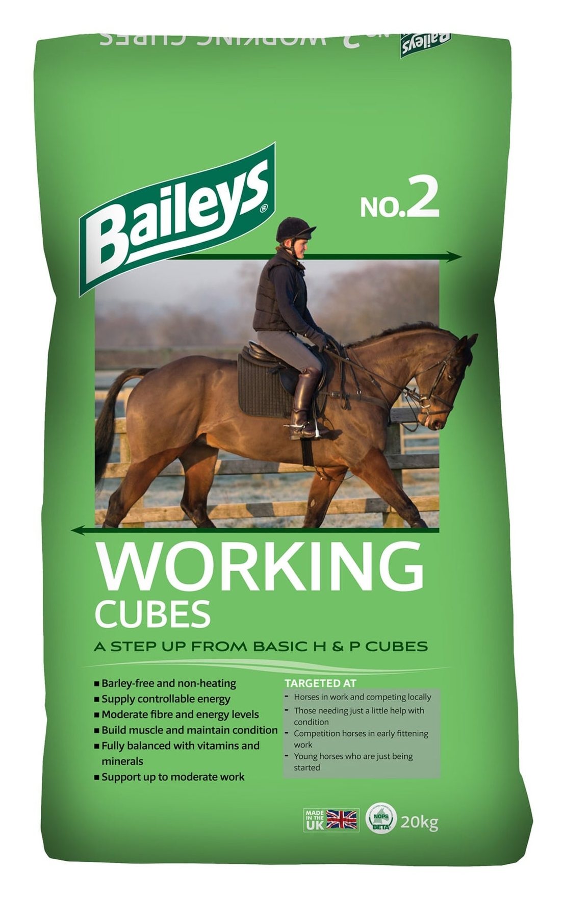 Baileys No. 2 Working Horse & Pony Cubes - 20kg