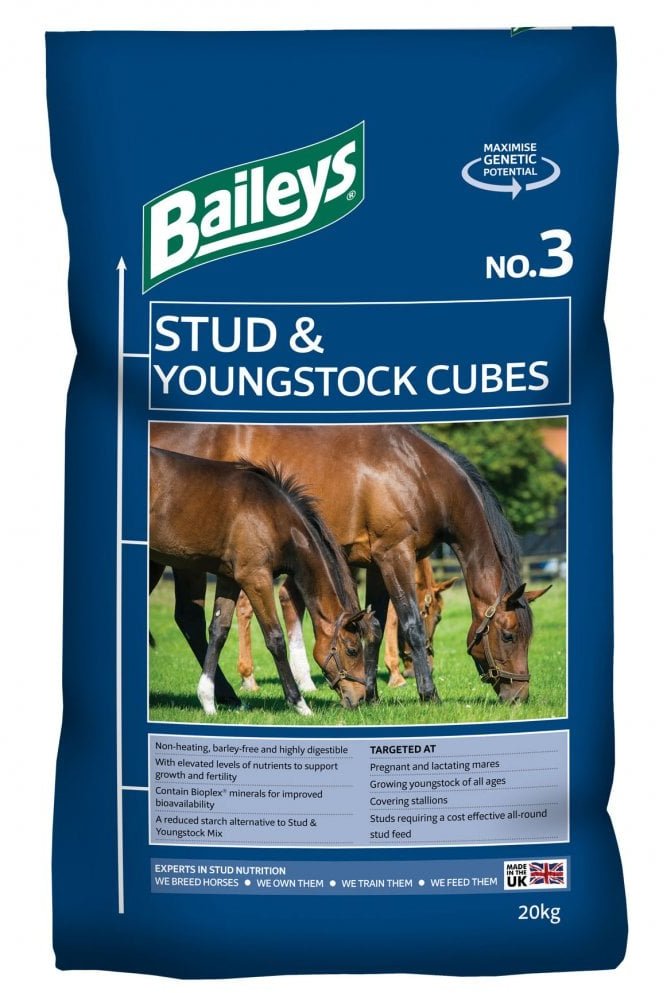 Baileys No. 3 Stud Cubes & Youngstock - 20kg