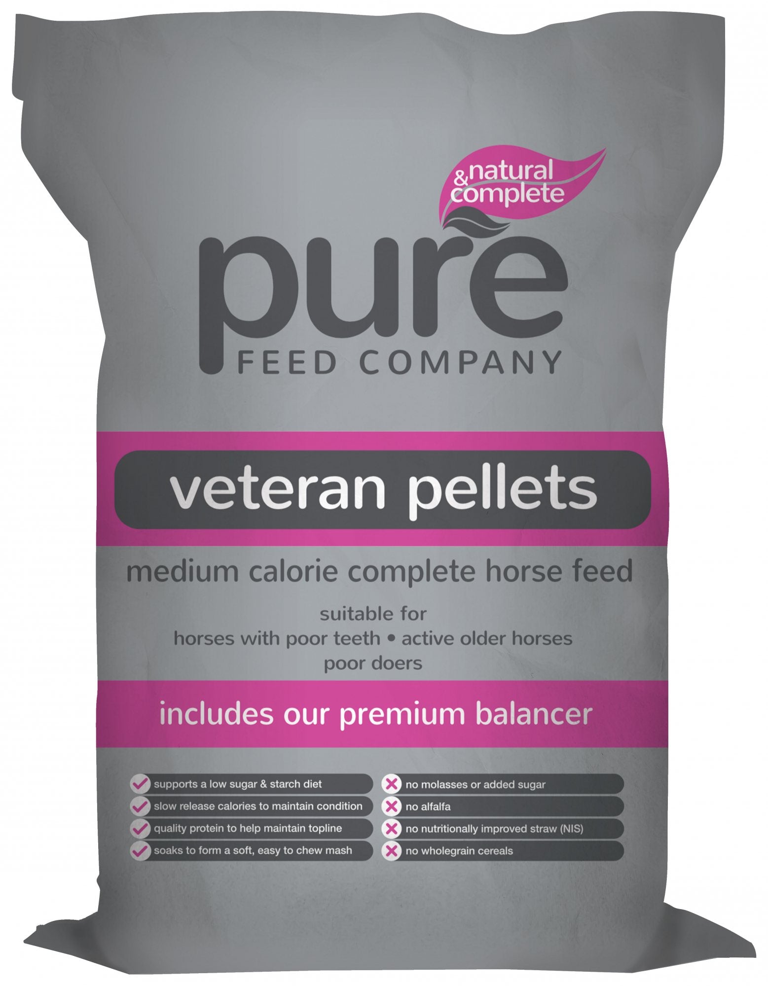 Pure Veteran Pellets - 15kg
