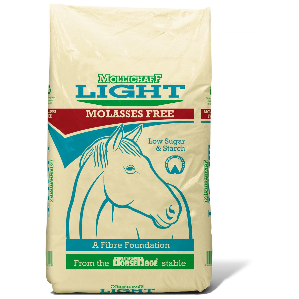 Mollichaff Light Molasses Free - 12.5kg