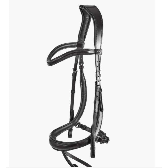 Premier Equine Savuto Anatomic Bridle With Crank Noseband & Flash