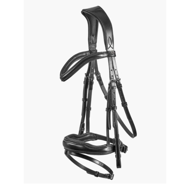Premier Equine Rizzo Anatomic Snaffle Bridle With Flash