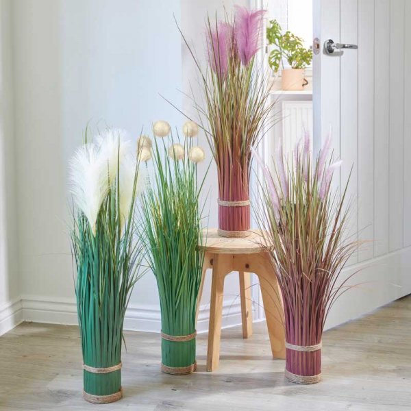 SG Faux Lilac Grass Tails - 70cm