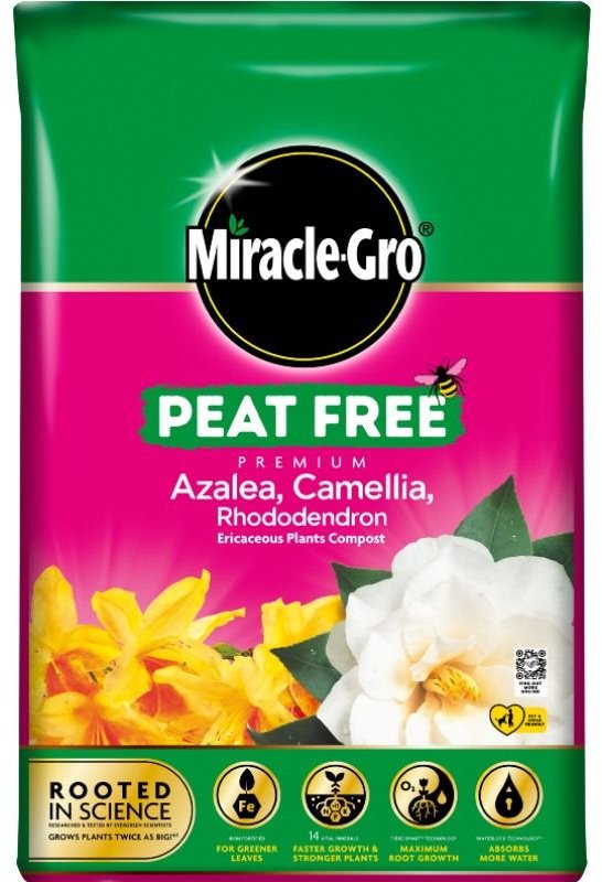 Miracle-Gro Ericaceous - Peat Free - 40l