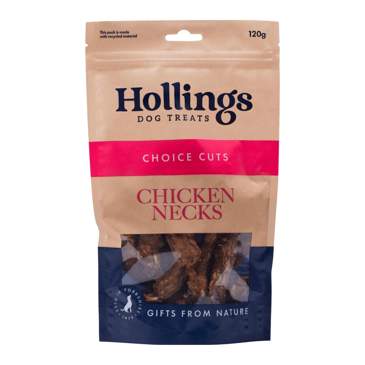 Hollings Chicken Necks - 120g - 100% Natural