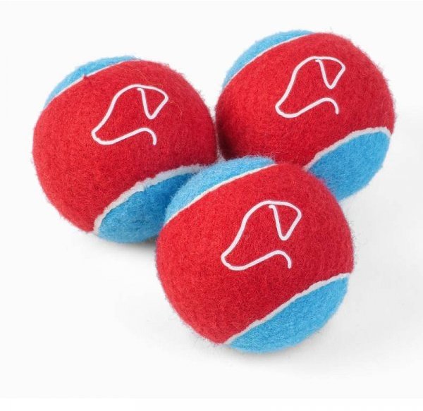 Zoon Power Pooch 5cm Tennis Balls - 3 Pack