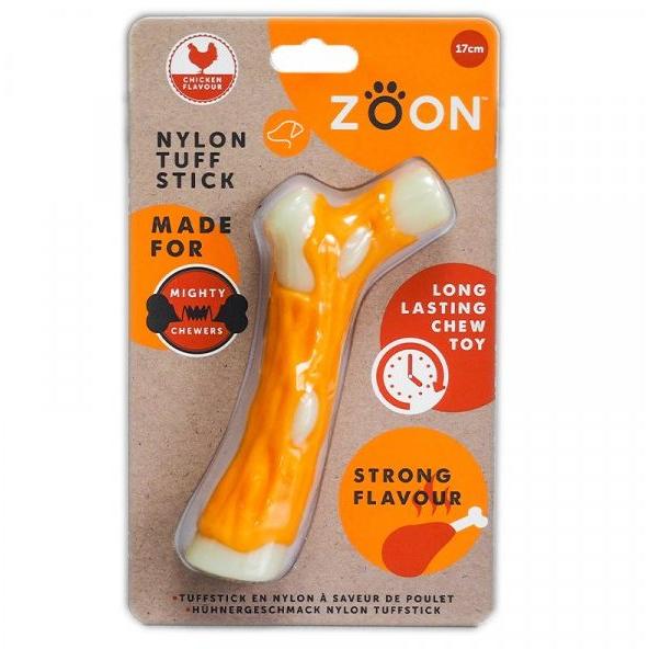 Zoon 17cm Nylon Tuffstick - Chicken Flavour