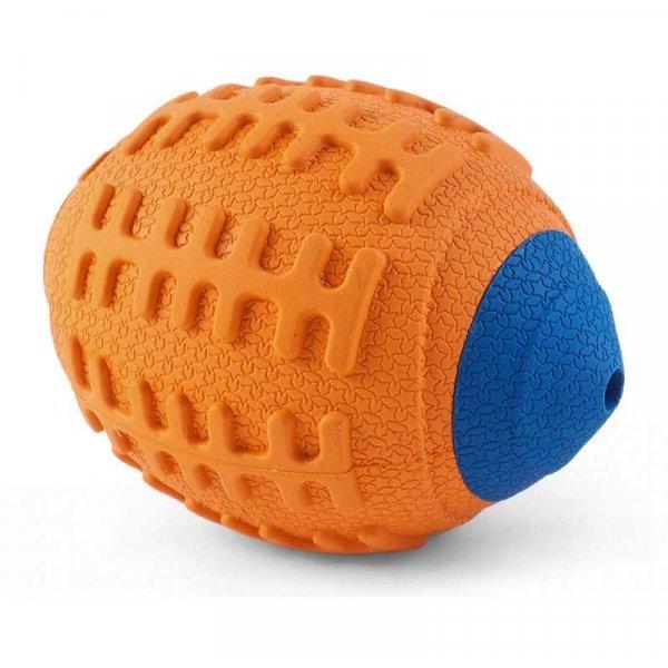 Zoon 9cm Squeaky Rugger - Rubber